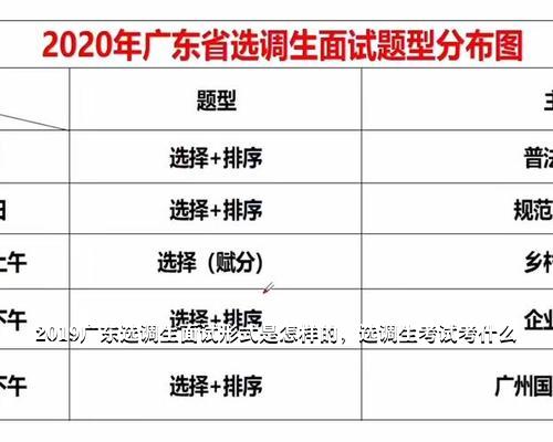 广东省选调生考试，选拔优秀人才助力地方发展