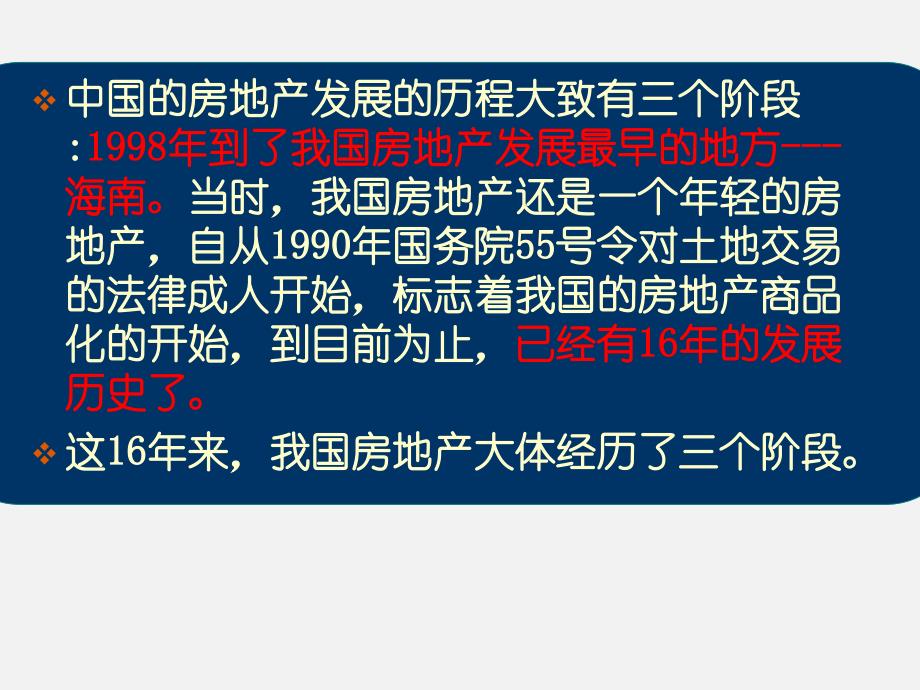 中国房产历史的演变与脉络